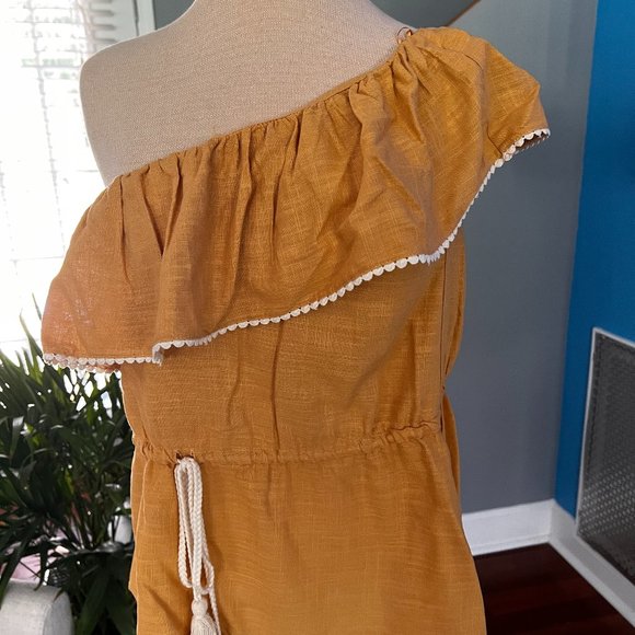 Zara Linen Blend Top - Picture 1 of 6